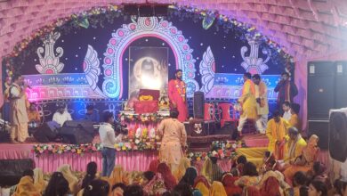 kshititech ग्राम टेमर में शिव महापुराण का आयोजन, नगरपालिका अध्यक्ष श्याम सुंदर अग्रवाल ने लिया आशीर्वाद