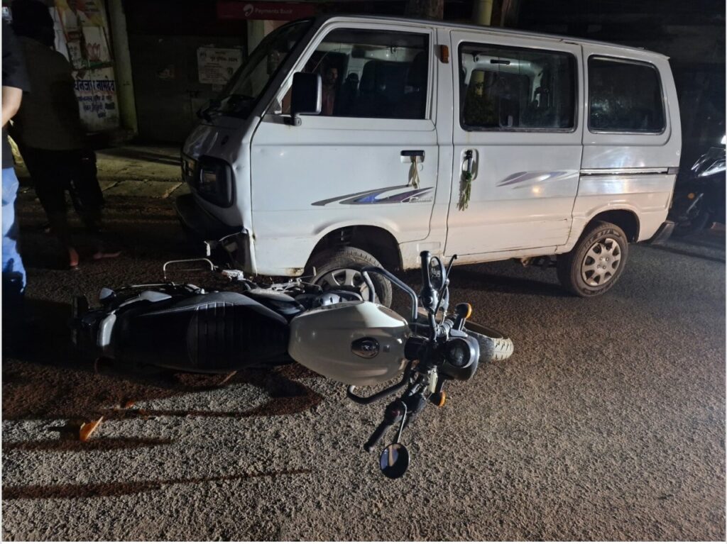 kshititech सक्ती – शहर में स्कूल वाहन की लापरवाही से बड़ा हादसा, समय रहते टला बड़ा अनर्थ
